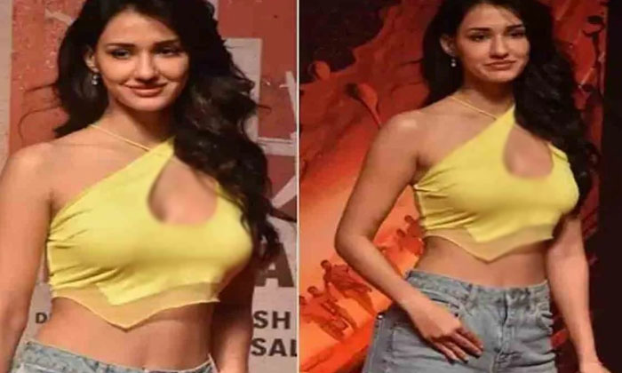  Netizens Feel Disha Patani Looks Different-as The Actress Attends Antim Screenin-TeluguStop.com