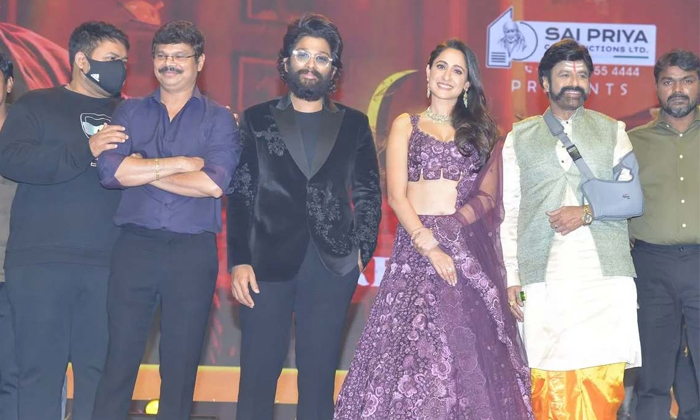 Telugu Akhanda Pre, Allu Arjun, Balakrishna, Boyapati Srinu, Rajamouli, Tollywoo