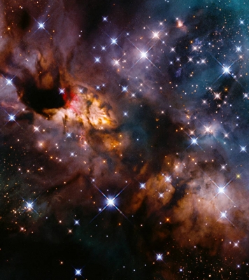  Hubble Captures Stunning Image Star-forming Prawn Nebula-TeluguStop.com