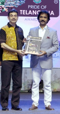  Mohammad Ali Baig Is Awarded The ‘pride Of Telangana’ Award-TeluguStop.com