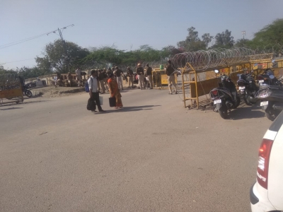  Skm Meeting At Singhu Border-TeluguStop.com