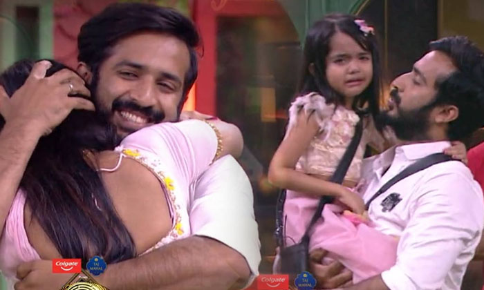  Anchor Ravi Get Emotional When He Sees His Daughter Bigg Boss 5, Telugu, Anchor,-TeluguStop.com