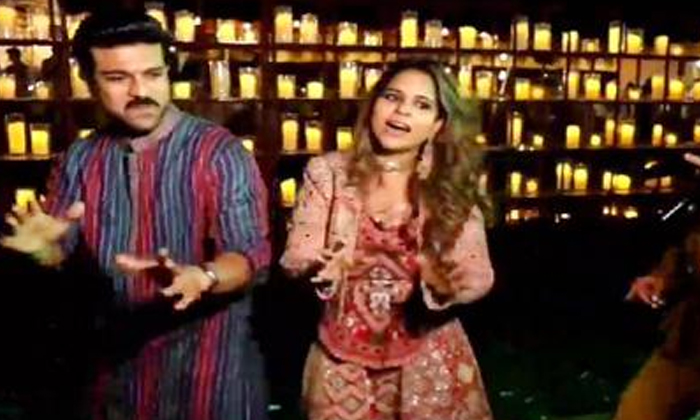  Ram Charan Dance Upasana And Sister Law Anushpala Video Goes Viral, Upasana Sist-TeluguStop.com