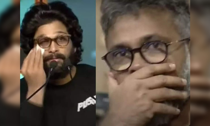  Allu Arjun Emotional Comments On Director Sukumar In Pushpa Thank You Meet Detai-TeluguStop.com