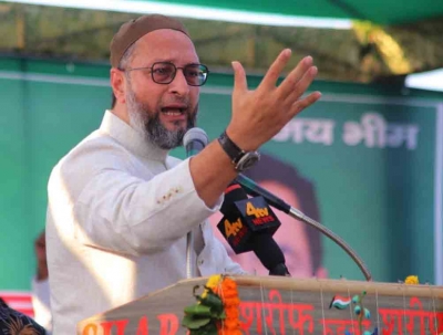  Owaisi Demands Owaisi To Arrest Those Who Called For The Genocide Muslims-TeluguStop.com