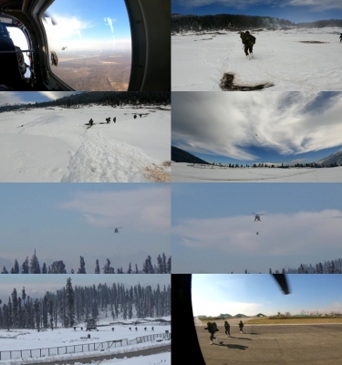  Chinar Corps Conducts A Heliborne Exercise In Kashmir’s Upper Reaches-TeluguStop.com