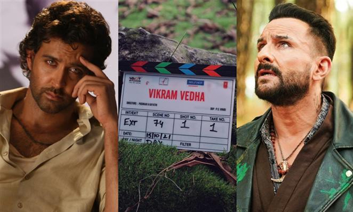  Hruthik Roshan Completed Vikram Veda Movie First Schedule In Abu Dabhi Details,-TeluguStop.com