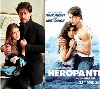 Kriti Sanon & Tiger Shroff Recreate The ‘heropanti’ Pose Kriti Sanon & Tiger Shroff Recreate The ‘heropanti’ Pose-TeluguStop.com