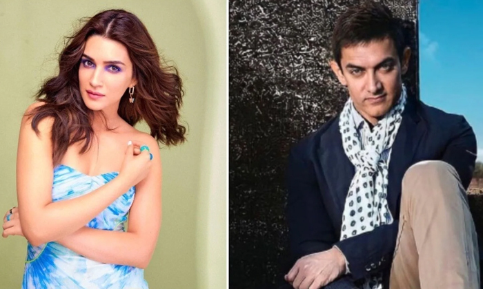  Netizens Gave Kriti Sanon As Female Ameer Khan Details, Kriti Sanon, Bollywood,-TeluguStop.com