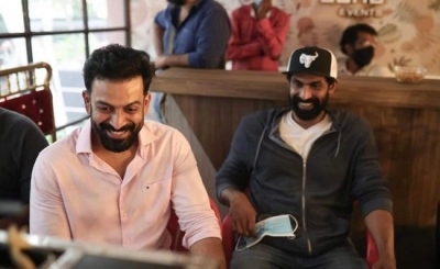  Prithviraj Catches Up To ‘bheemla Nyak’ Countepart Rana Daggubati-TeluguStop.com