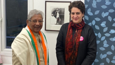  Sunil Shastri To Join Congress And Meets Priyanka-TeluguStop.com