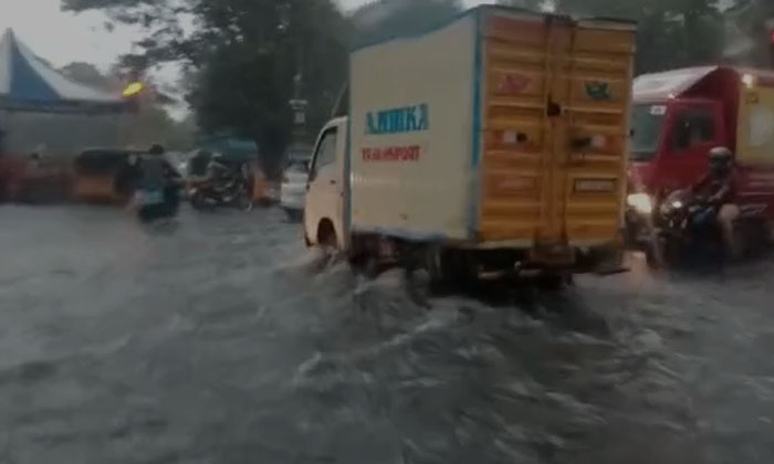  Again Havey Rains In Tamil Nadu, Tamil Nadu ,havey Rains , Stalin , Traffic Poli-TeluguStop.com