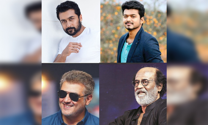  These Tamil Top Ten Heroes Remuneration For Each Movie Details,  Tamil Heroes, R-TeluguStop.com