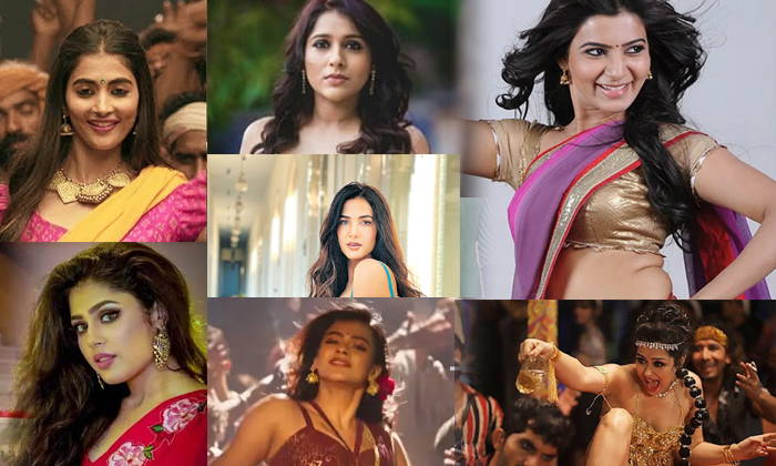 Telugu Apsararani, Faria Abdullah, Hebba Patel, Pooja Hegde, Rashmiki, Samantha,