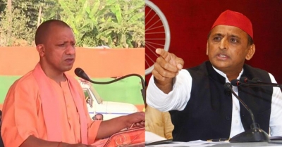  War Of Words Intensifies Between Akhilesh And Yogi In Up-TeluguStop.com