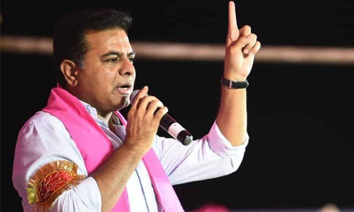  Ktr Is Anxious To Be The Focus Of The National Media  Hence These Works, Ktr, Tr-TeluguStop.com