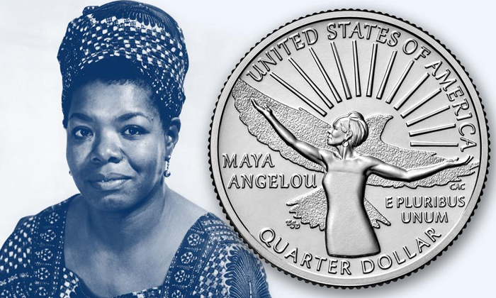  Maya Angelou Becomes First Black Woman To Appear On Us Coin , Presidential Medal-TeluguStop.com