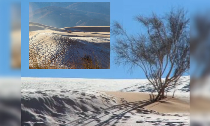  Snow Fell In Sahara Desert If You Watch The Video Details, You Should Be Shocked-TeluguStop.com