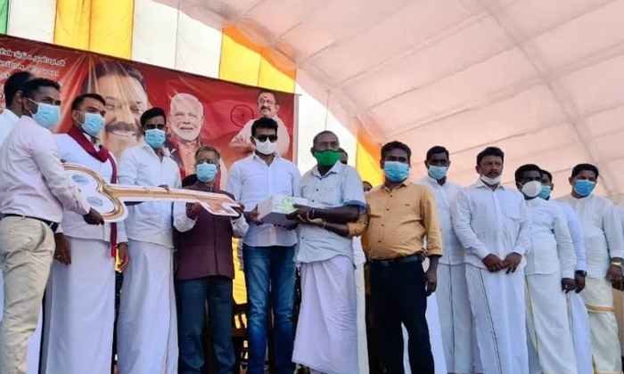  India Hands Over 1,000 Houses To Indian-origin Beneficiaries In Sri Lanka , Sri-TeluguStop.com