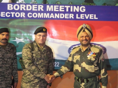  Bsf Lodges Protest During Commander Level Meet With Pak Rangers-TeluguStop.com