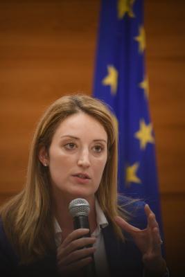  European Parliament Elects Maltese Roberta Metsola As New President #european #e-TeluguStop.com