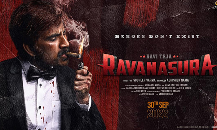 Mass Maharaja Raviteja Ravanasura Movie Launched Grandly Details, Mass Maharaja-TeluguStop.com