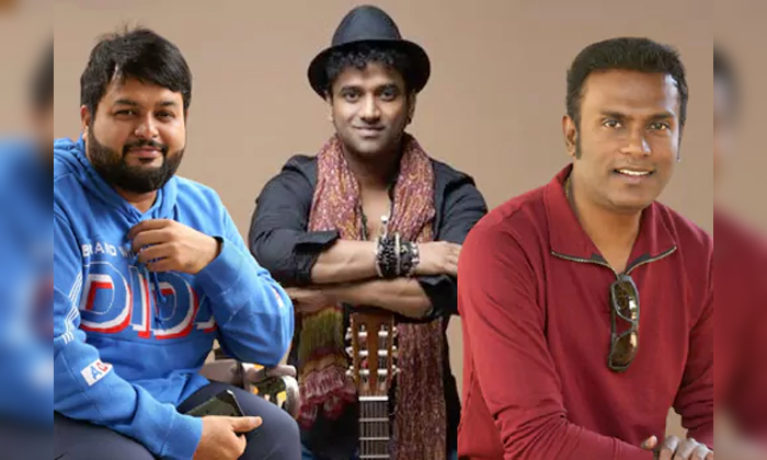  Music Directors Anup Rubens Dsp Thaman Trio After 6 Years-అనూప్, DSP, థమన్ ఆరేళ్ళ క్రితం అలా.. ఇప్పుడు ఇలా-Latest News - Telugu-Telugu Tollywood Photo Image-TeluguStop.com