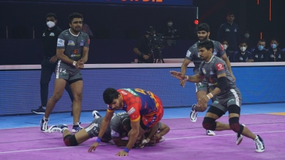  Pkl 8: Haryana Steelers Defeat U.p. Yoddha 36-35 #haryana #steelers-TeluguStop.com