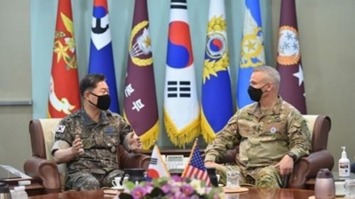  S. Korea, Us Commanders Discuss Combined Defence Posture Against N. Korea #korea-TeluguStop.com