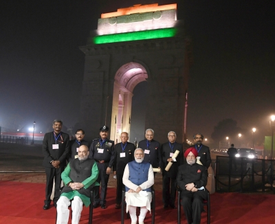  Shah Thanks Modi For Unveiling Hologram Statue Of Netaji At India Gate #shah #mo-TeluguStop.com