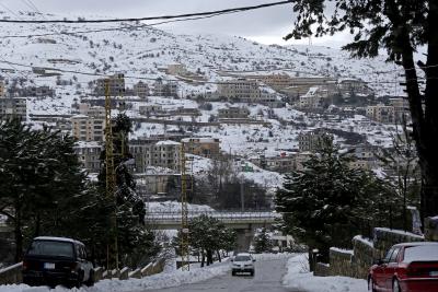  Snowstorm Hits Parts Of Lebanon #snowstorm #hits-TeluguStop.com