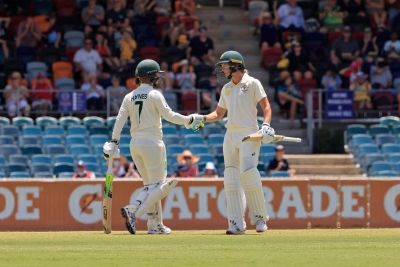  Women’s Ashes Test: Half-centuries From Haynes And Lanning Steer Australia-TeluguStop.com