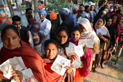  21.18% Voting In Up Phase-3 Poll; Punjab Registers 17.77% Till 11 Am-TeluguStop.com