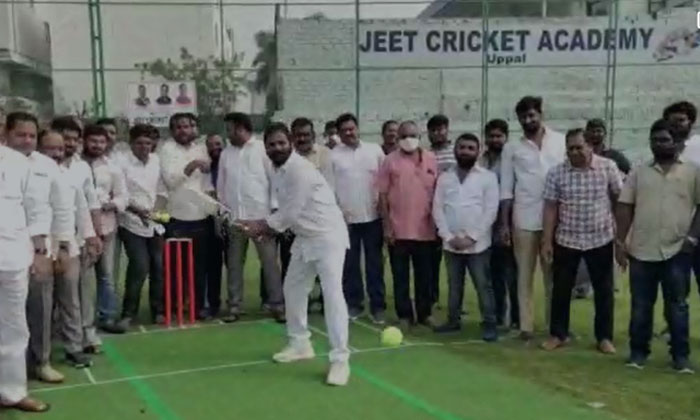  Jeet Cricket Academy In Uppal Was Inaugurated By Telangana Sports Minister Srini-TeluguStop.com