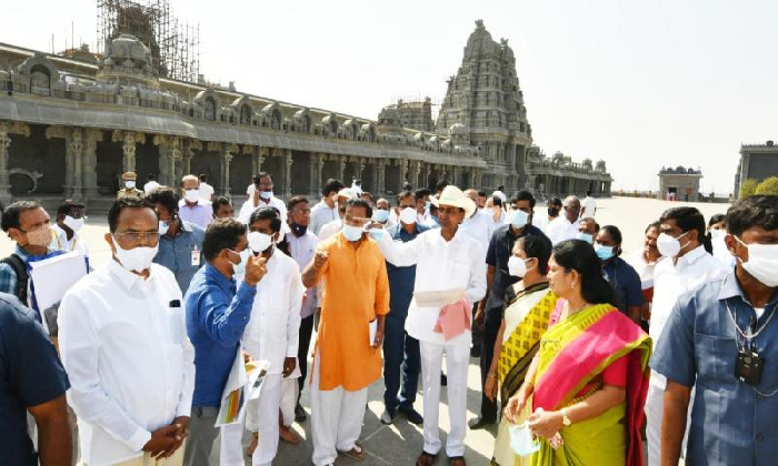  Kcr Yadadri Visit, Public Meeting In Raigiri!-TeluguStop.com