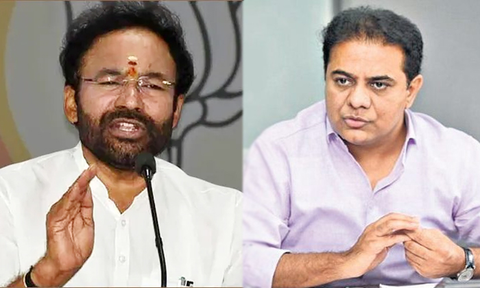  Ktr Given A Strong Counter To Bjp Leader Kishan Reddy Details, Kishan Reddy, Ktr-TeluguStop.com