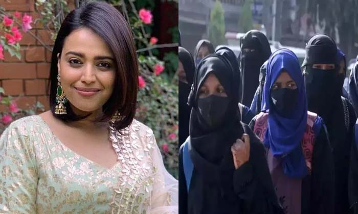  Actress Compares Hijab To Draupadi Undressing But Netizens Are Troll , Swara Sla-TeluguStop.com