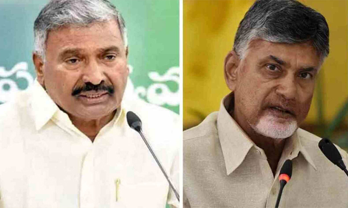  Ycp Minister Peddireddy Ramachandra Reddy Says Chandrababu Is Behind The Removin-TeluguStop.com