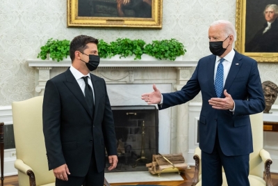  Biden Speaks To Zelensky, Reaffirms Commitment To Ukraine’s Sovereignty #b-TeluguStop.com