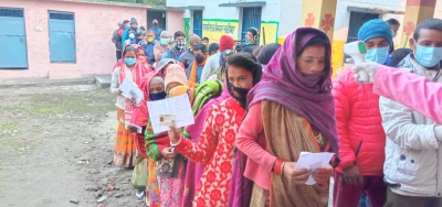  Phase Iv Up Polls: 49.89% Voting Till 3 Pm-TeluguStop.com