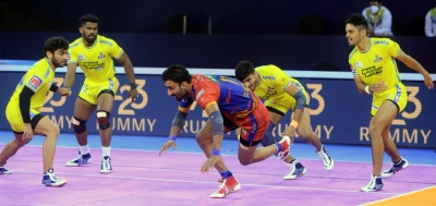  Pkl 8: Raiders Shine As Up Yoddha Beat Tamil Thalaivas #raiders #shine-TeluguStop.com