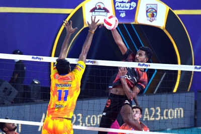  Pvl: Hyderabad Black Hawks Make History, Register 5-0 Clean Sweep Against Chenna-TeluguStop.com