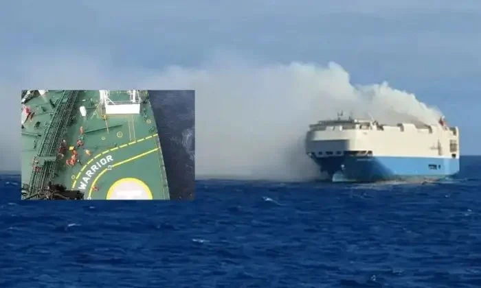  Ship Carrying Luxury Vehicles Catches Fire In Atlantic Ocean Details, Sea, Vira-TeluguStop.com