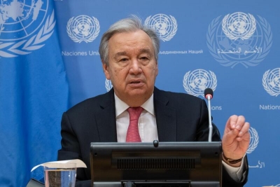  Un Chief 'concerned' Over Russia's Decision On Donetsk, Lugansk-TeluguStop.com