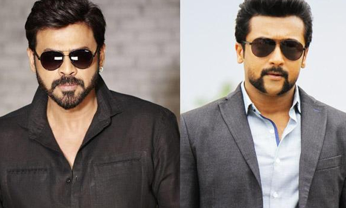  Venky And Surya Same Steps In Industry , Venky , Surya, Narappa, Drushyam 2 , To-TeluguStop.com