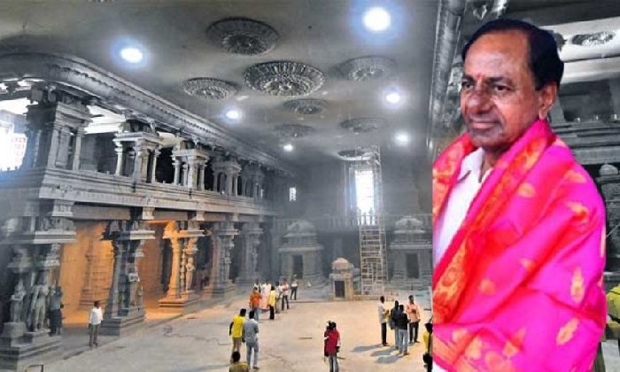 Arrangements For Mahakumbha Consecration Completed In Yadadri, Cm To Attend!-TeluguStop.com