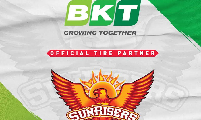  Bkt Signs The Partnership With Sunrisers Hyderabad As ‘official Tire Partner�-TeluguStop.com