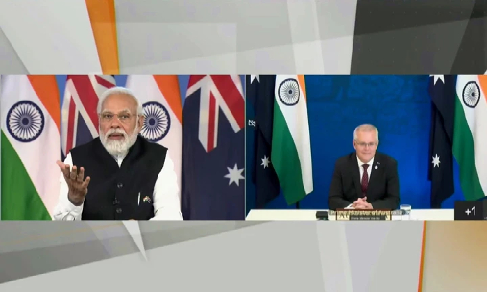  Strong Ties Between India And Australia: Pm Modi!-TeluguStop.com