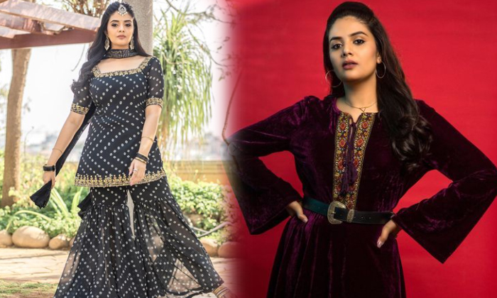 Telugu Anchor Sreemukhi Looks Flawless In This Pictures-telugu Actress Photos Telugu Anchor Sreemukhi Looks Flawless In High Resolution Photo