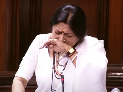  Bjp Mp Rupa Ganguly Breaks Down In Rs While Raising Birbhum Incident (ld)-TeluguStop.com